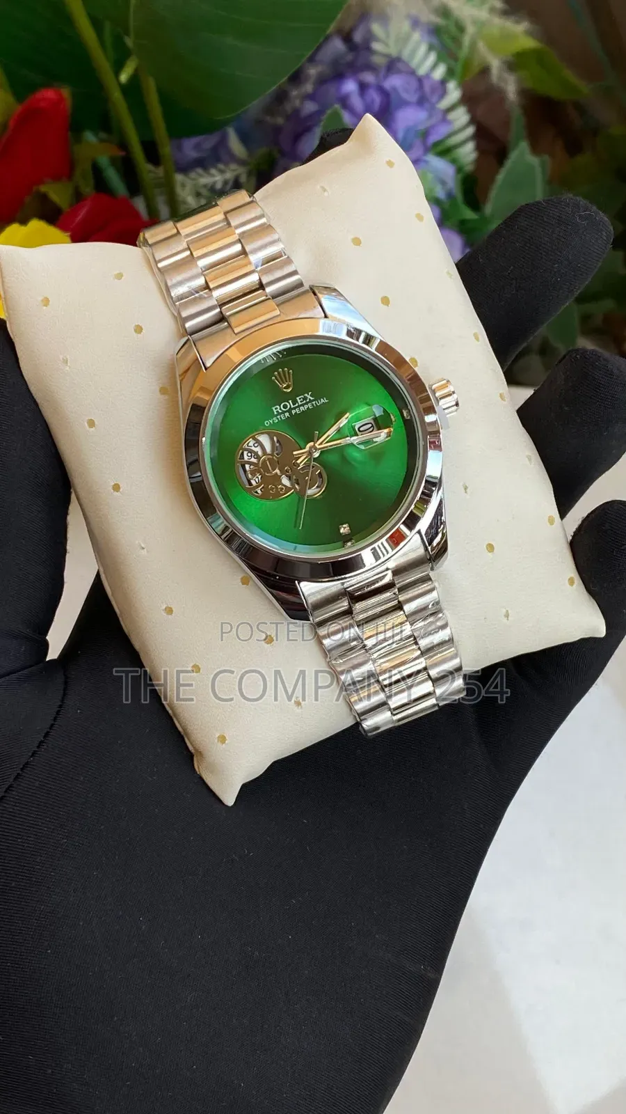 Rolex Gents Watch Date Display Battery Powered Watch