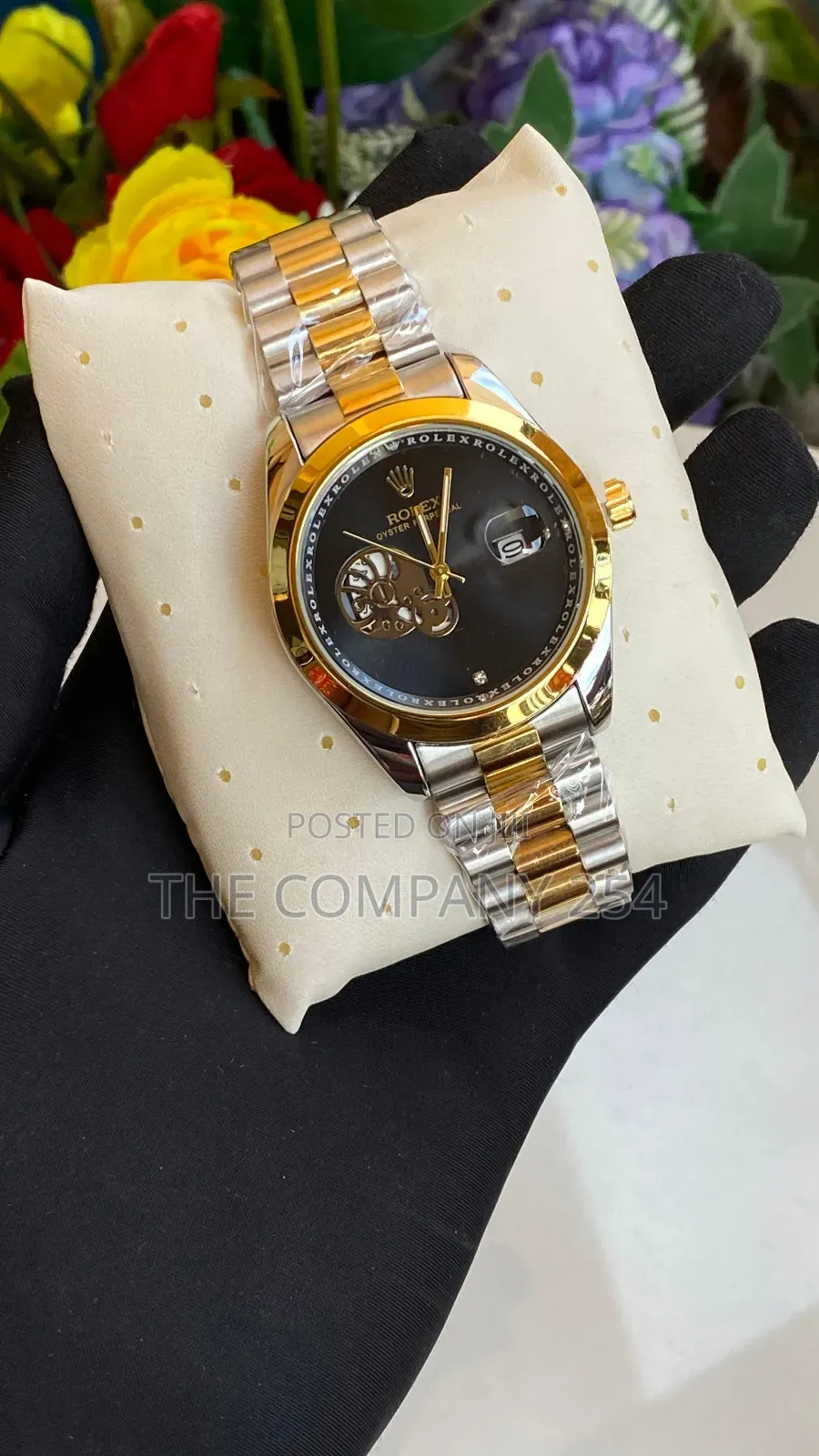 Rolex Gents Watch Date Display Battery Powered Watch