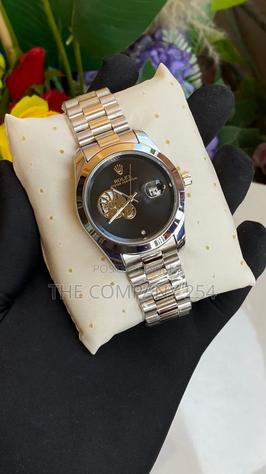 Rolex Gents Watch Date Display Battery Powered Watch