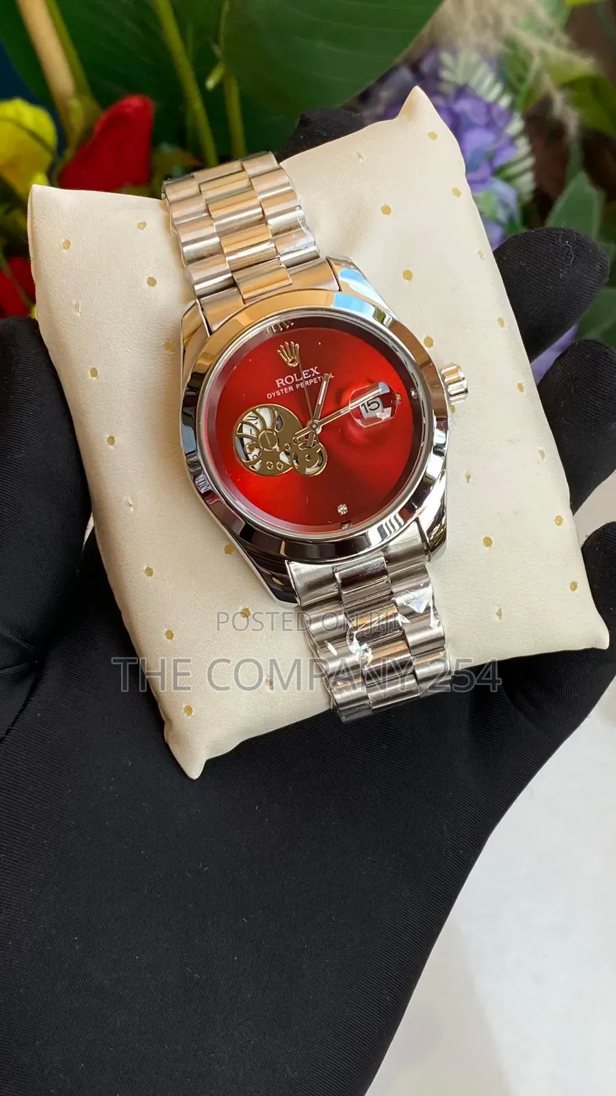 Rolex Gents Watch Date Display Battery Powered Watch