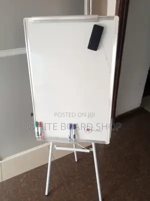 Magnetic Flipchart Stand 60cm X 90cm + 4 Markers +1 Duster