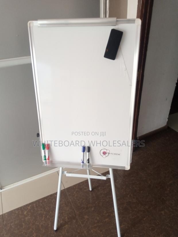 Magnetic Flipchart Stand 60cm X 90cm + 4 Markers +1 Duster - main view