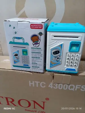 Finger Print / Password Security Electronic Atm Saving Box