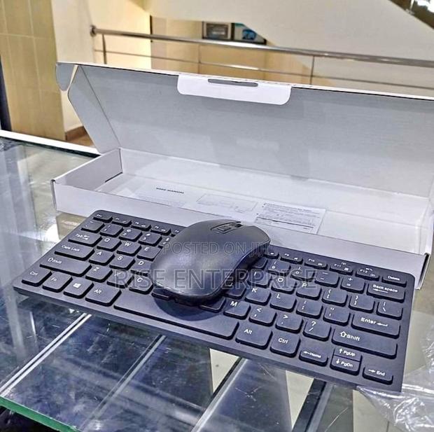 Portable Wireless Keyboard With Mouse - main view