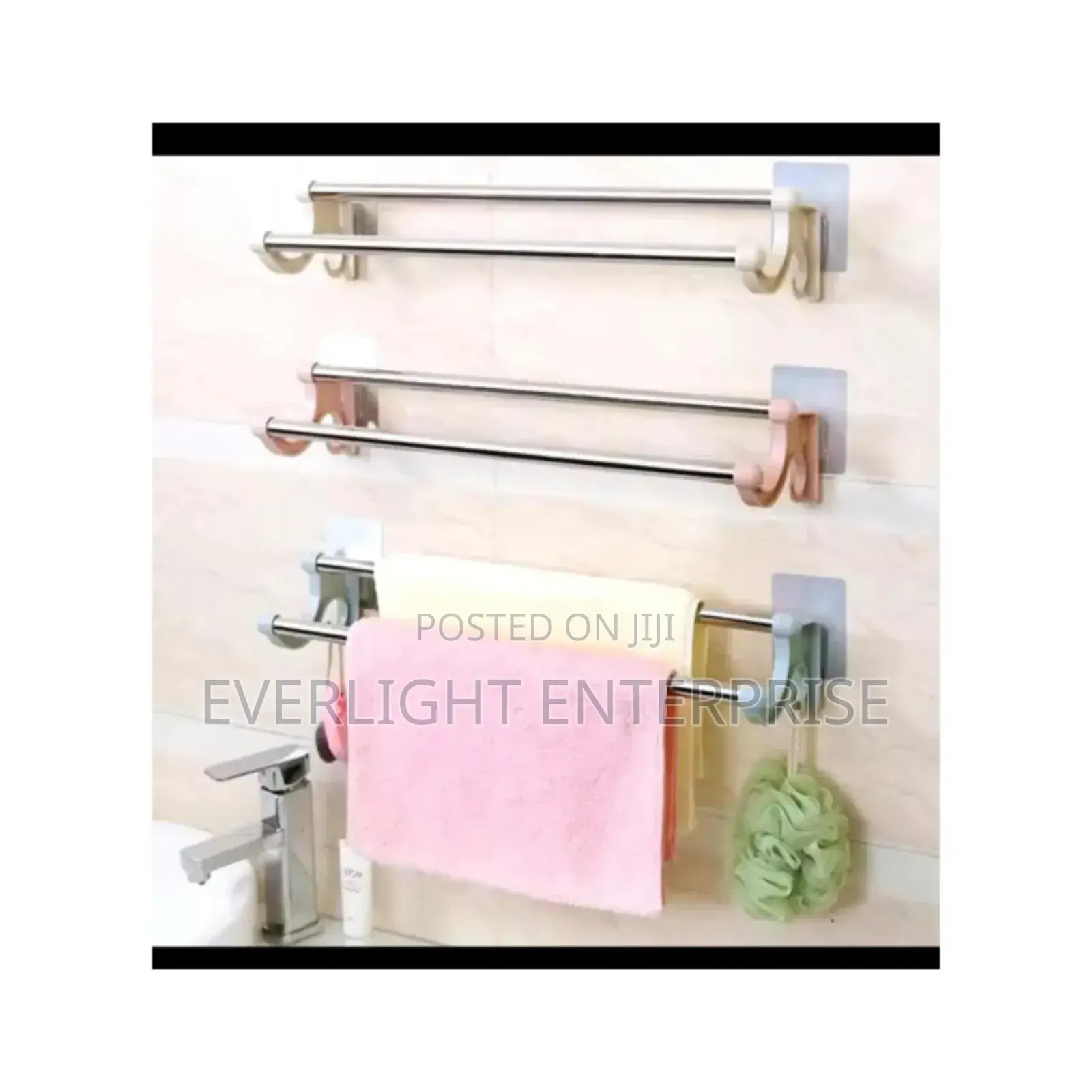 Double Pole Towel Holder