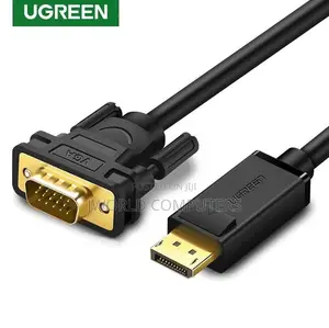 Vention Vga(3+6) Male to Male Cable With Ferrite Cores 8meter Black