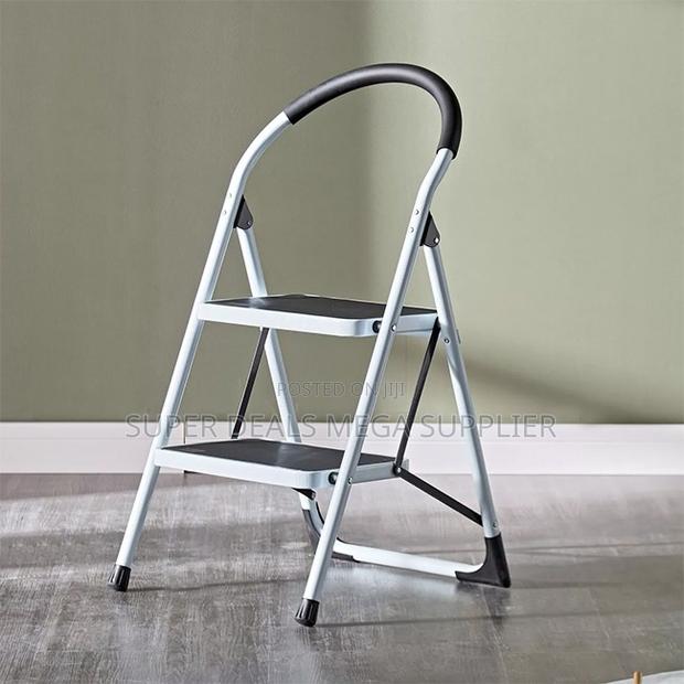 Foldable Lightweight Aluminum 2 Step Ladder Stepladder