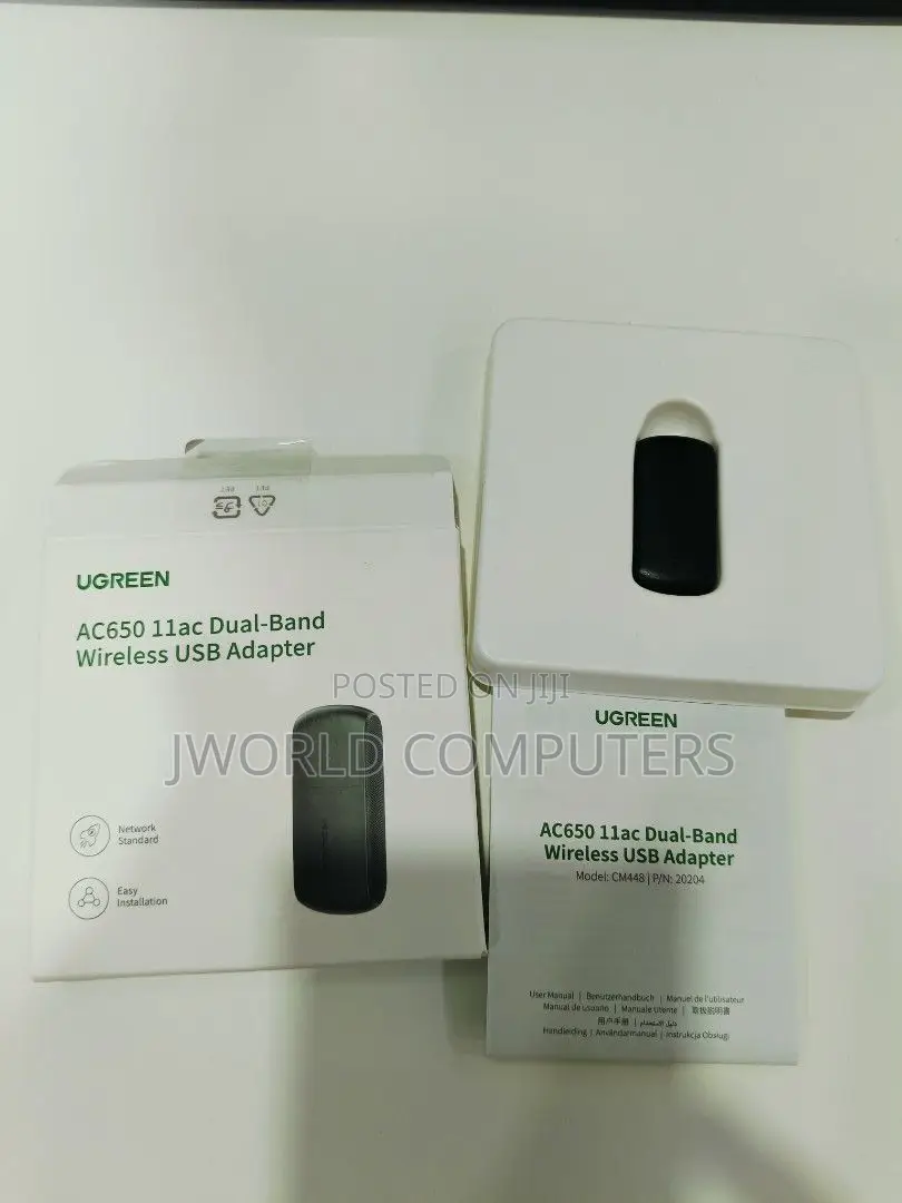 Ugreen Ac650 11ac Dual-Band Wireless Usb Adapter - Cm448