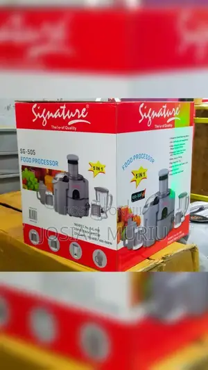 Signature 5 in 1 Food Processor /Blender/Juicer/Grinder