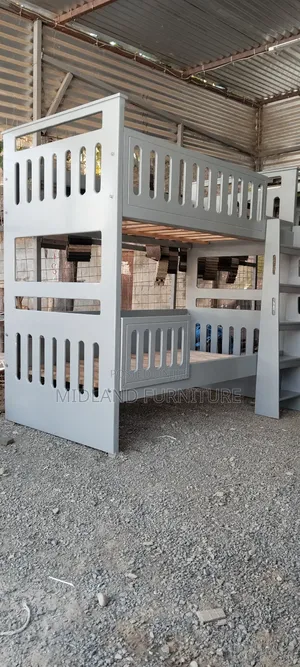 Children Bunk Bed With Protection Barriers