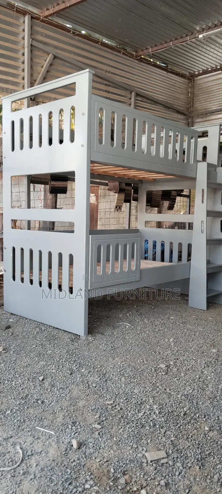 Children Bunk Bed With Protection Barriers