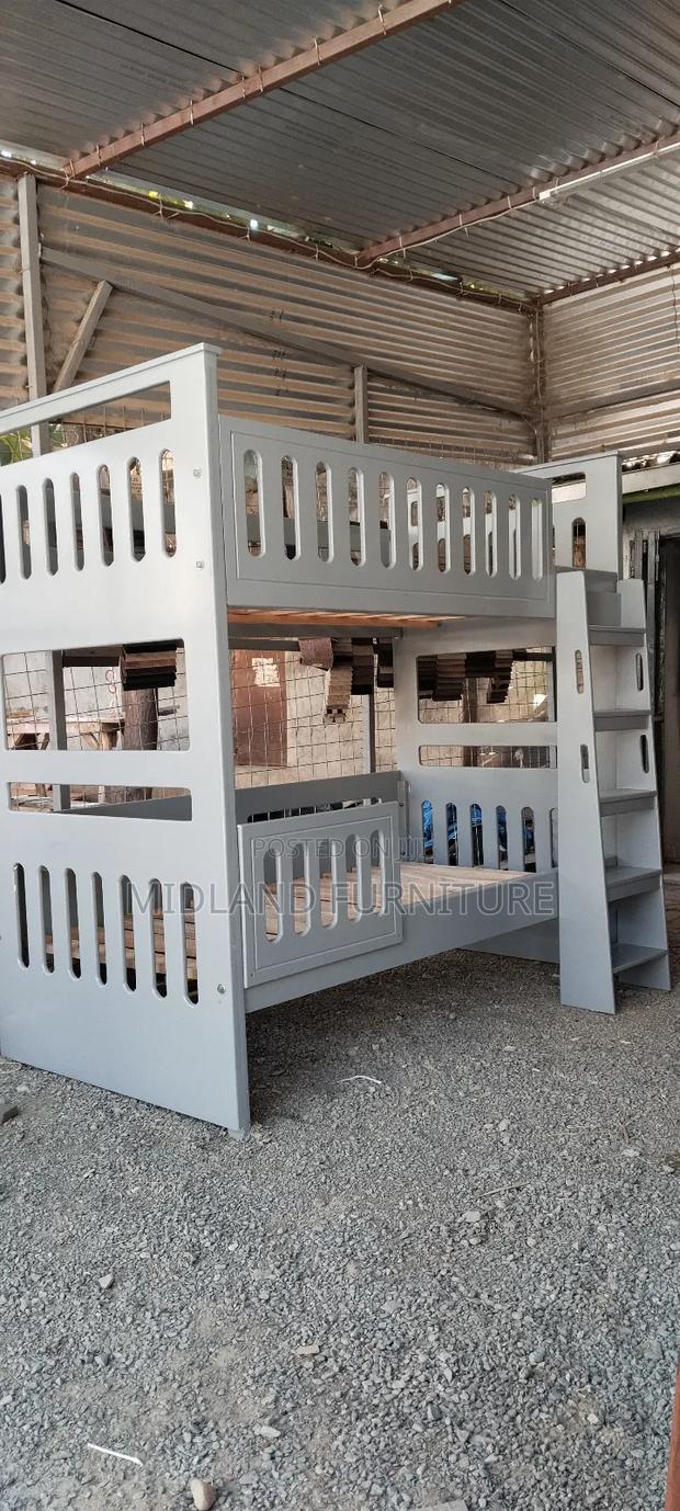 Children Bunk Bed With Protection Barriers - thumbnail 3