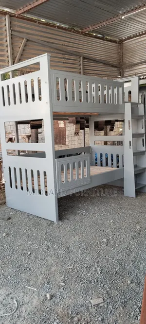 Children Bunk Bed With Protection Barriers