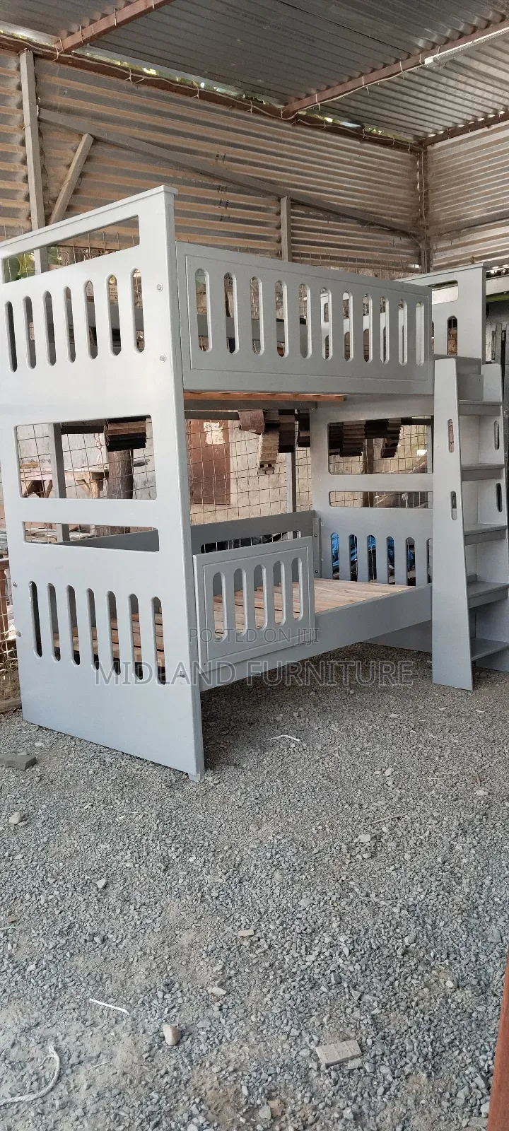 Children Bunk Bed With Protection Barriers