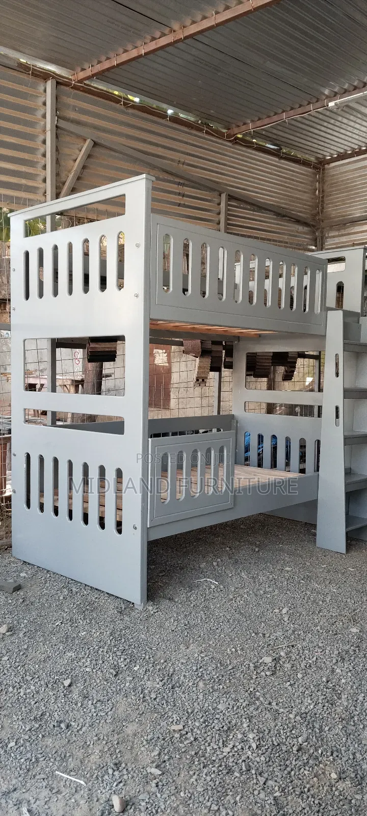 Children Bunk Bed With Protection Barriers