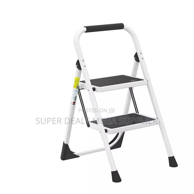 Heavy Duty Non-Slip Portable Aluminum 2 Step Ladder Stepladder