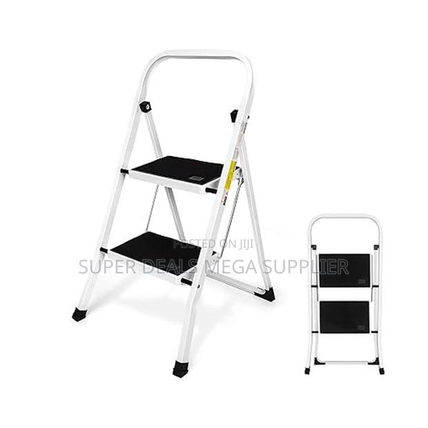 Aluminum Compact Design 2 Step Ladder Stepladder