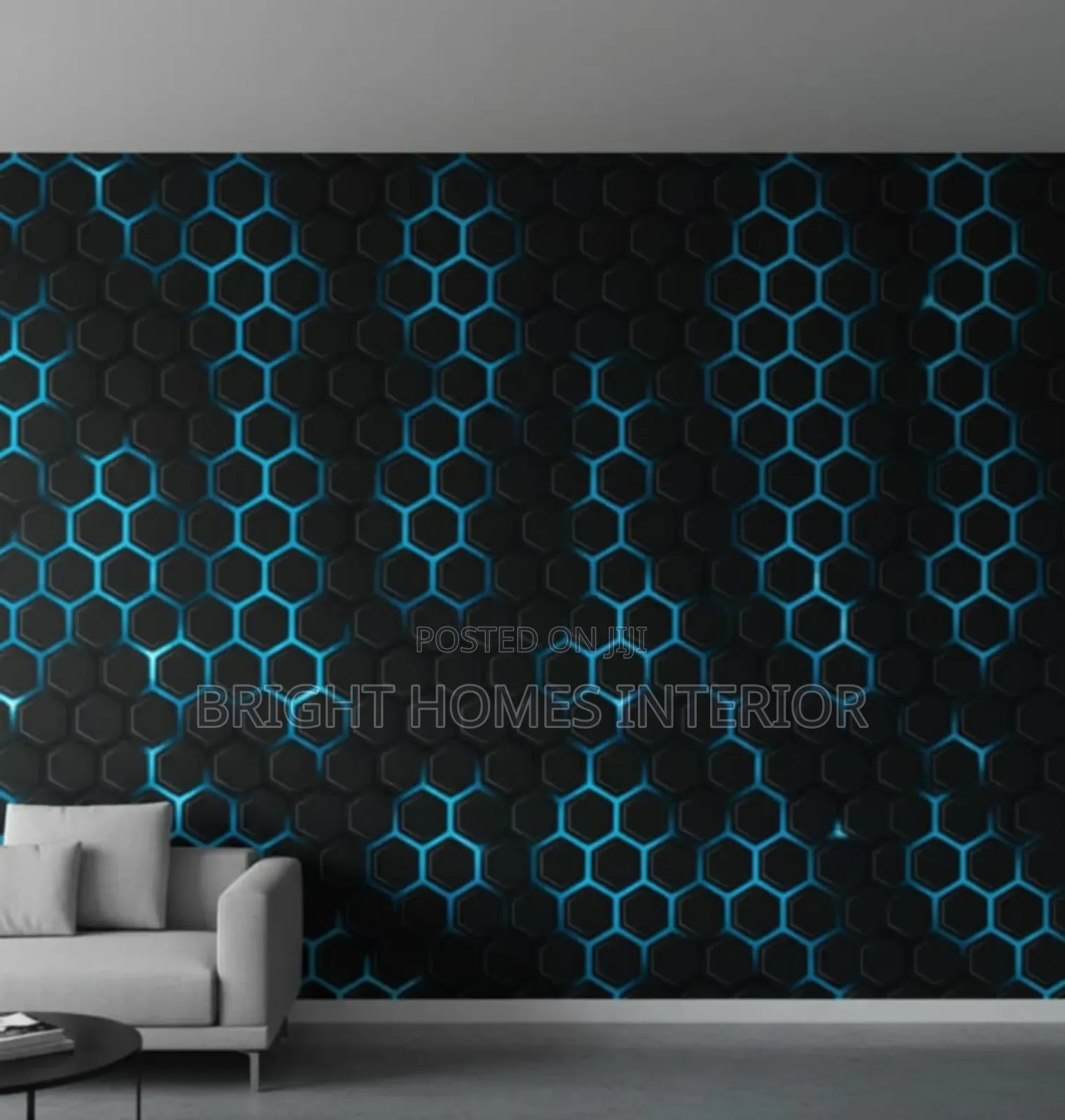 Sky Blue Kinyozi and Studio 3d Wallpaper