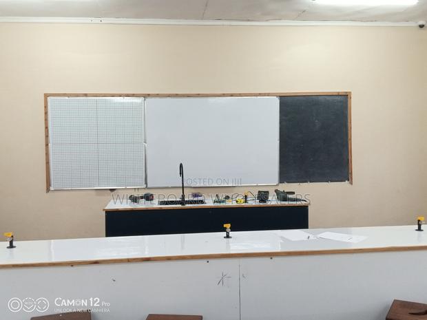 6ft X4ft Magnetic Whiteboard + Graphboard 4ft X 4ft for School - main view