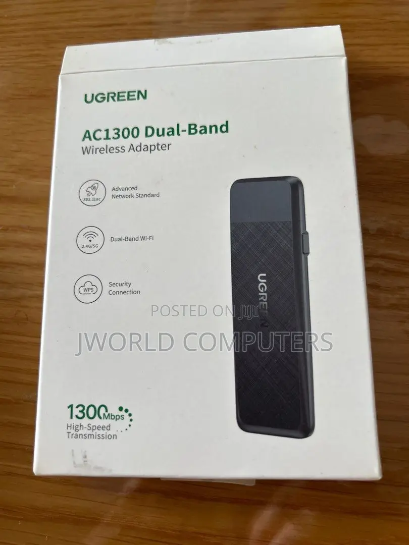 Ugreen Ac1300 Dual-Band Wireless Usb Adapter - Cm492