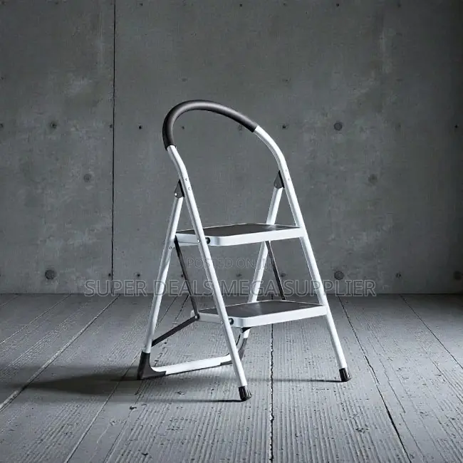 Folding Convenient Portable Aluminum 2 Step Ladder Stepladder