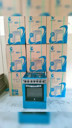 Euroken 60x65 3+1 Standing Cooker With an Electric Double Heater Oven.