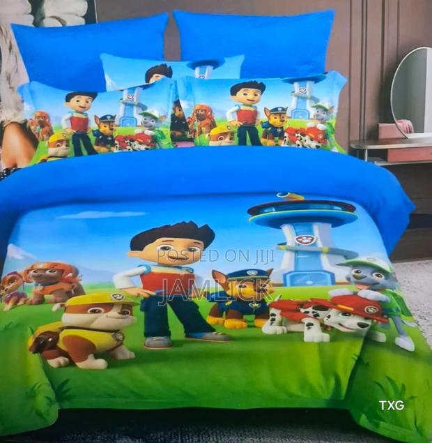 Boys Cartoon Duvet Set 4×6 With Bedsheet Pillowcase -Pt - thumbnail 3