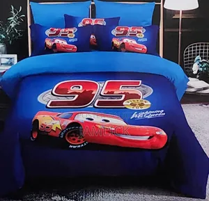 Boys Cartoon Duvet Set 4×6 With Bedsheet Pillowcase -Pt