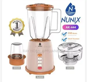 Nunix Ak 444 3 in 1 Blender, Chopper and Grinder