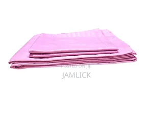 6×6 Striped CLP Bedsheet Set With 2 Pillowcases -Pt
