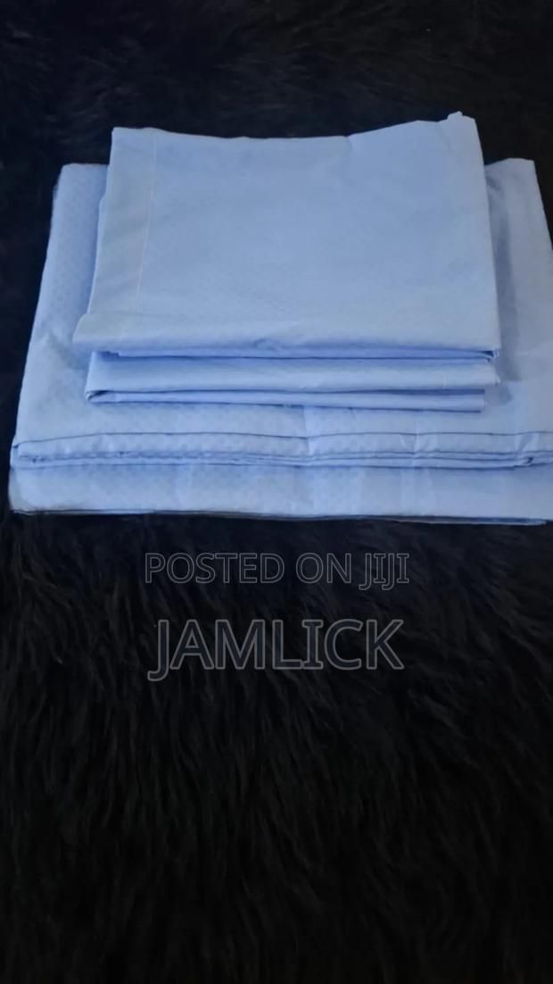 6×6 Striped CLP Bedsheet Set With 2 Pillowcases -Pt - thumbnail 4