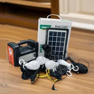 Dat at-9011b Solar Lighting Kit With Bluetooth and Usb Ports