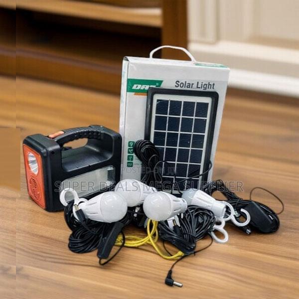 Dat at-9011b Solar Lighting Kit With Bluetooth and Usb Ports