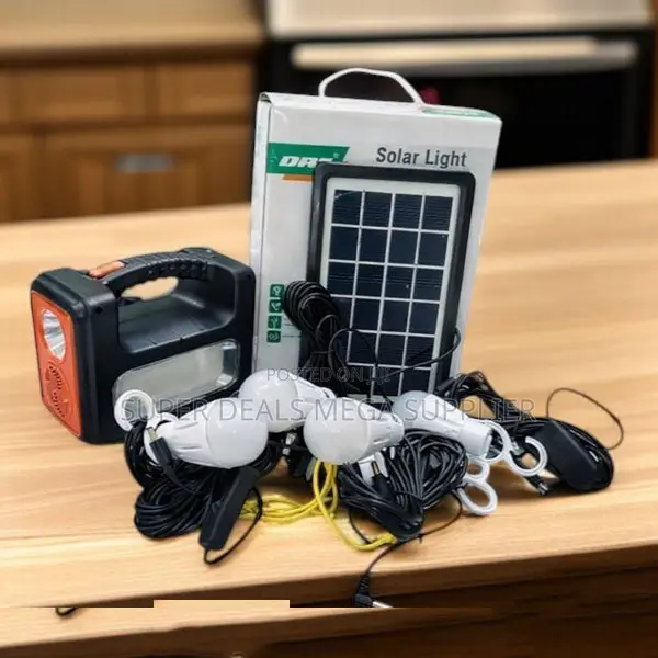Dat at-9011b Solar Lighting System With Digital Fm Radio