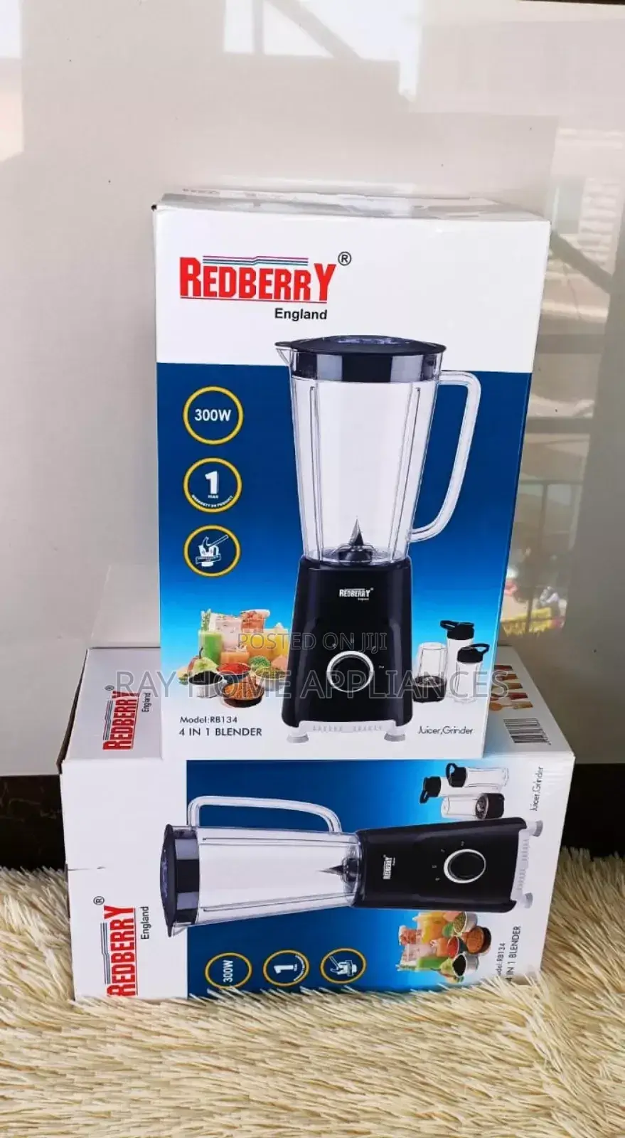 Redberry Blenders
1l Jug 
4 in One
Perfect Excellent Quality