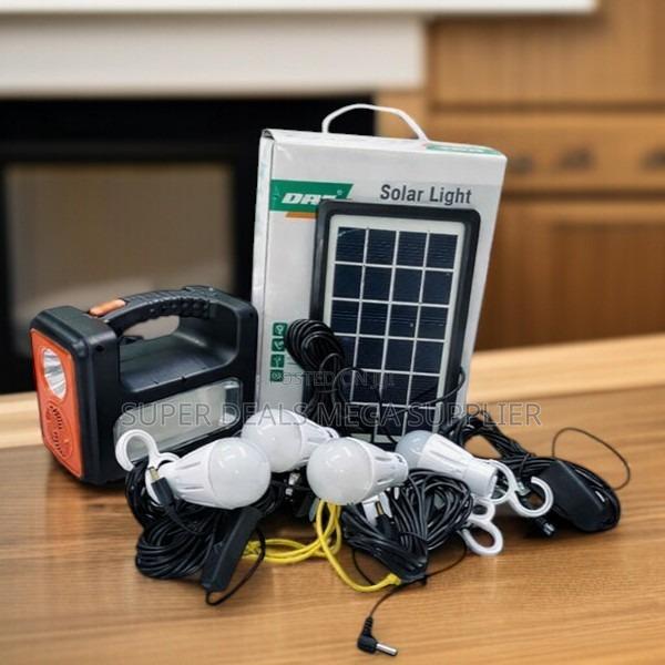 Dat at-9011b Compact Solar Lighting Kit With Fm Radio