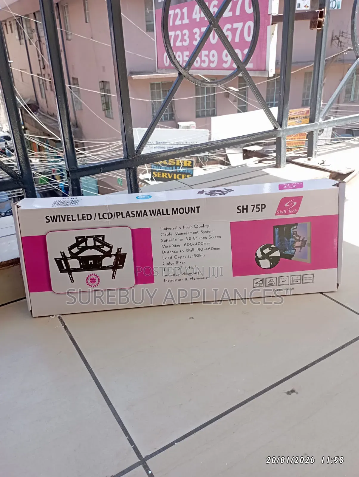 75p Dual Arm Support Frame