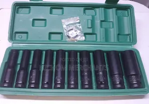 10pcs Long Pneumatic Socket Wrench Nuts 12-23 Mm