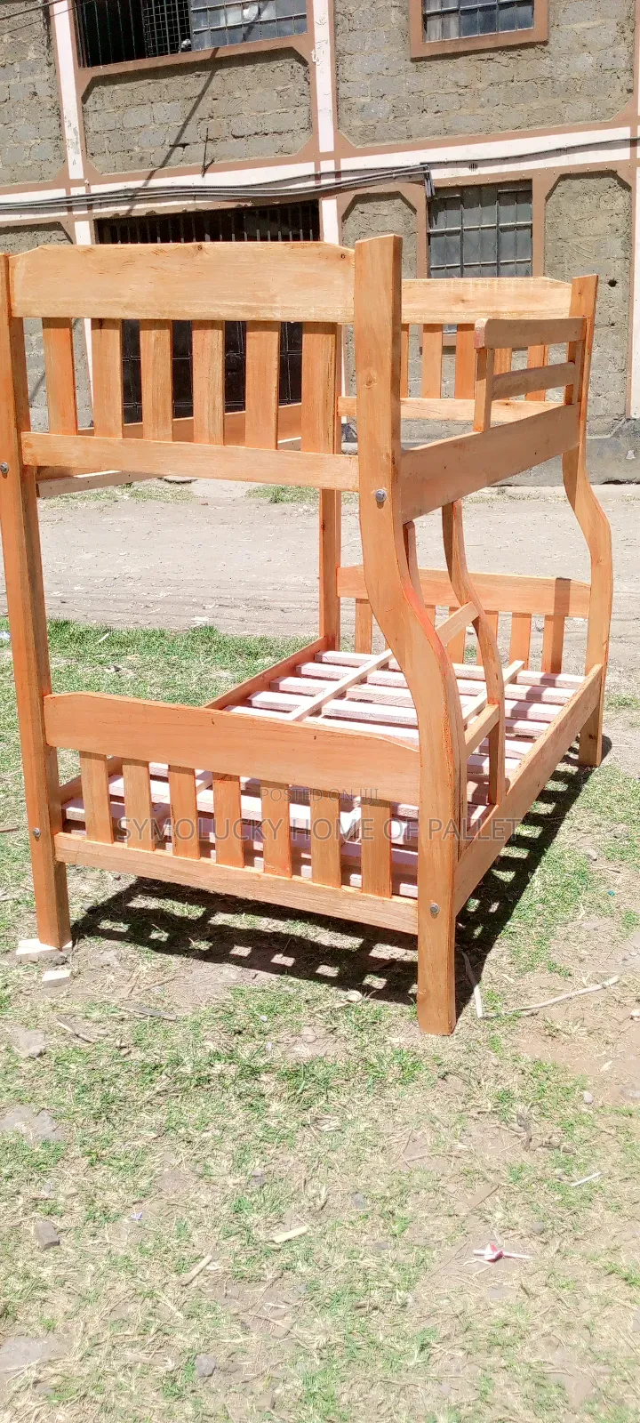 Hardwood Decker Comfy Hardwood Framed Bed