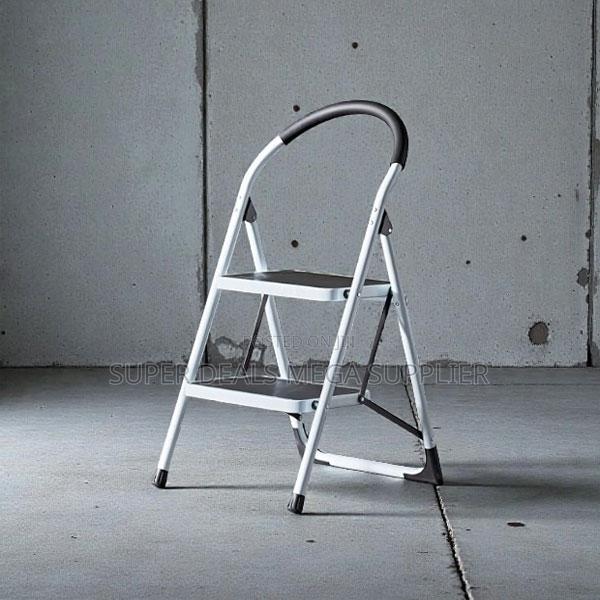 Foldable Compact Design Aluminum 2 Step Ladder Stepladder