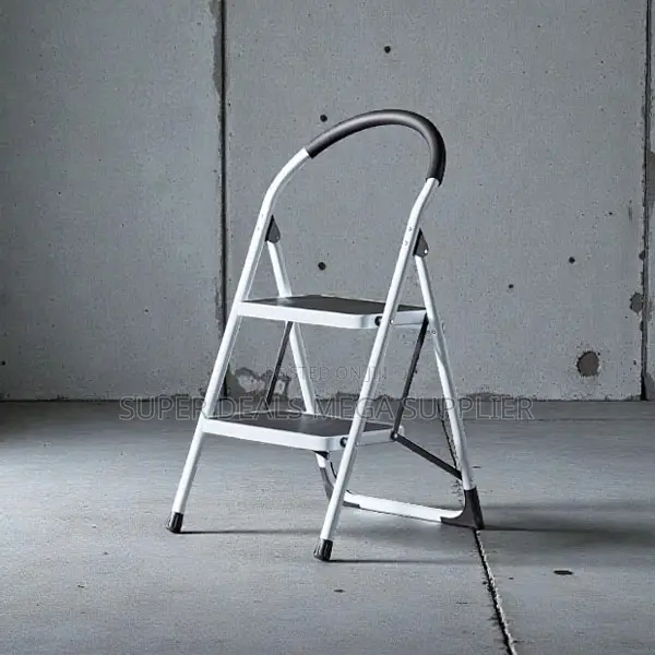 Foldable Compact Design Aluminum 2 Step Ladder Stepladder