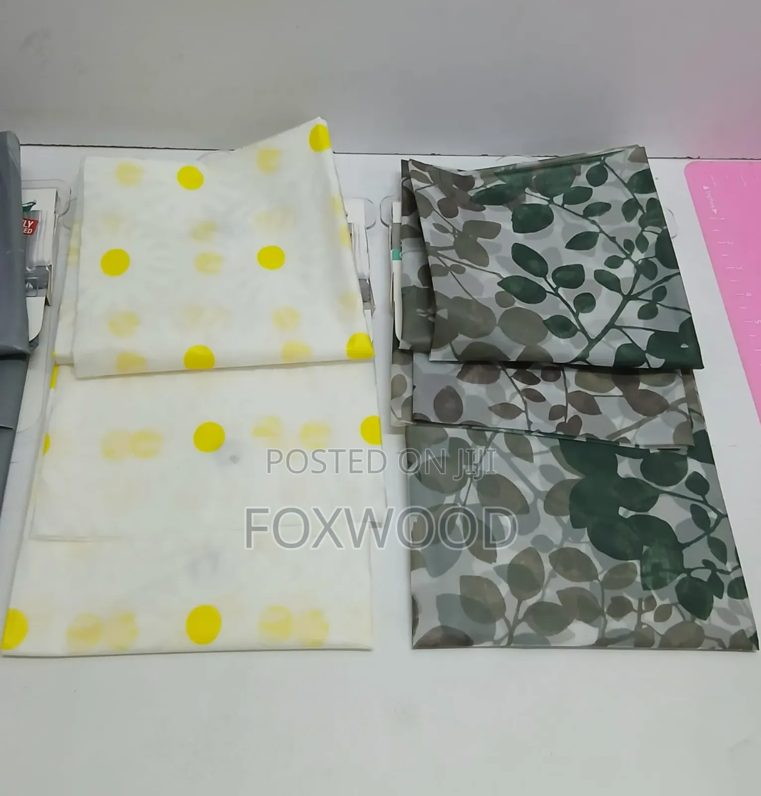 Waterproof Fabric Printed Shower Curtains Available