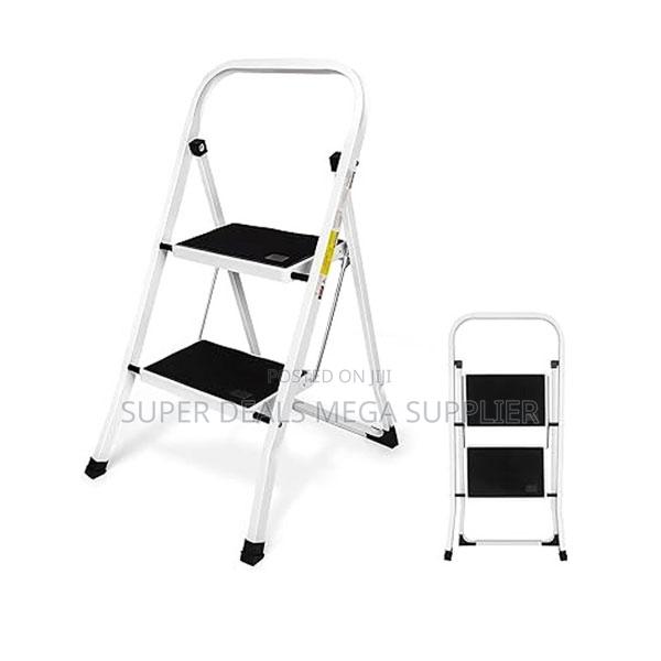 Non Slip Portable Aluminum 2 Step Ladder Stepladder for Domestic Use