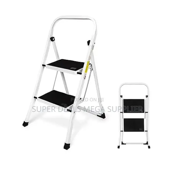 Non Slip Portable Aluminum 2 Step Ladder Stepladder for Domestic Use