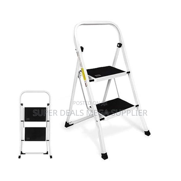 Ultra High Quality Non Slip Portable Aluminum 2 Step Ladder Stepladder
