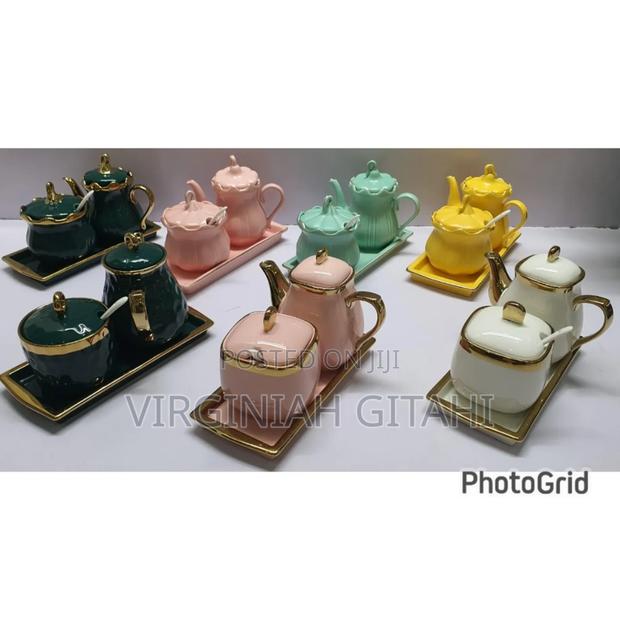 *Executive Home Fashion 3in1 4ceramic Set - 250ml Sugar Dish,