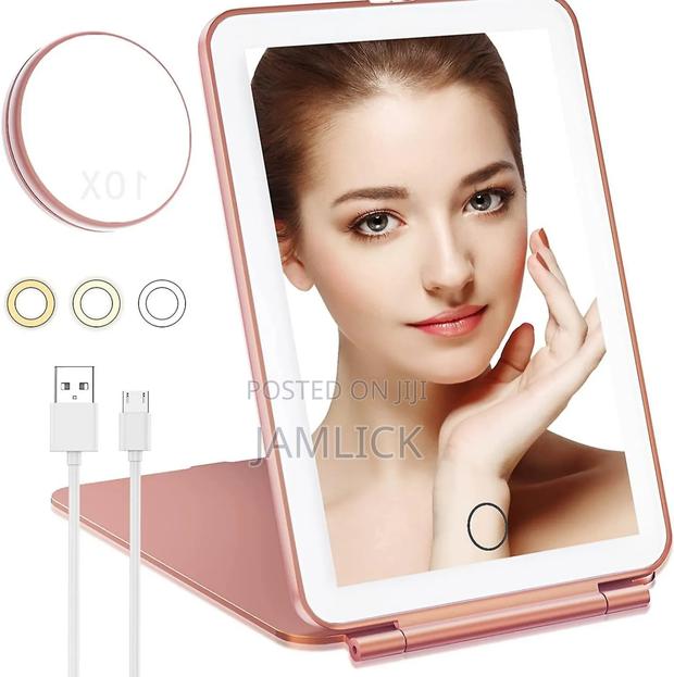Rechargeable Led Travel Tablet Vanity Mirror –Pm