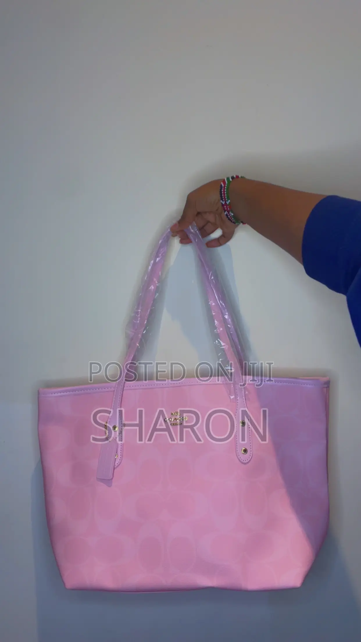 Coach City Tote+Free Cherry Charm