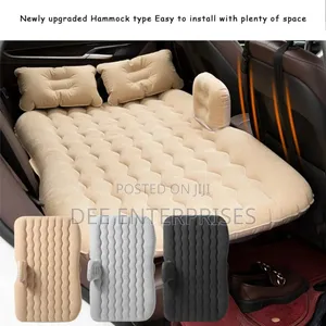 Portable Inflatable Car Back Seat Bed / Car Matress Plus Pump