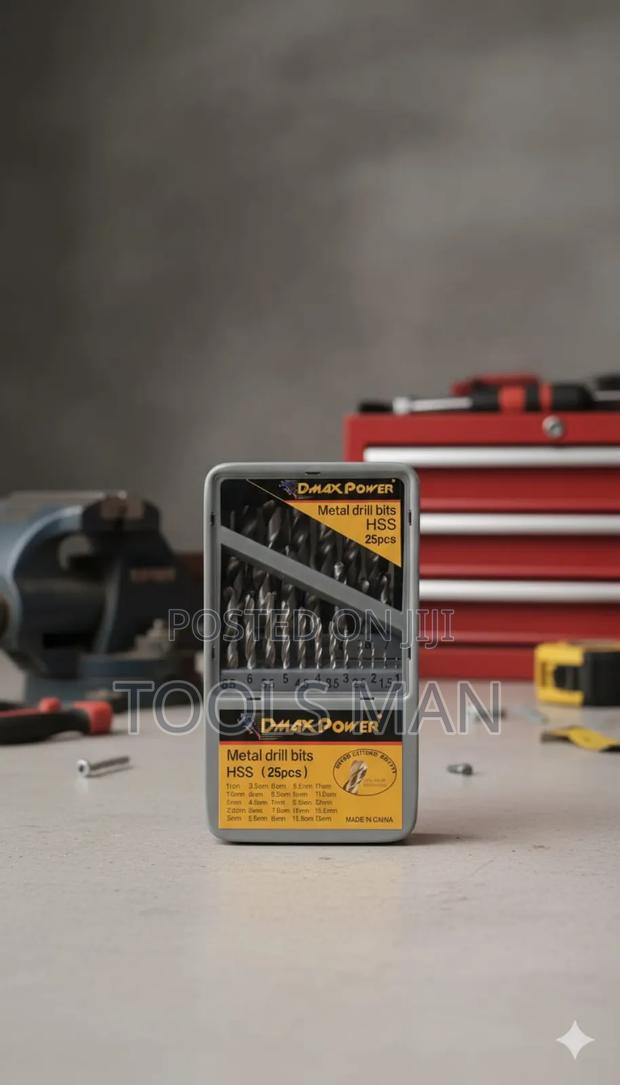 Dmax Power Metal Drill Bit Set 25 Pieces